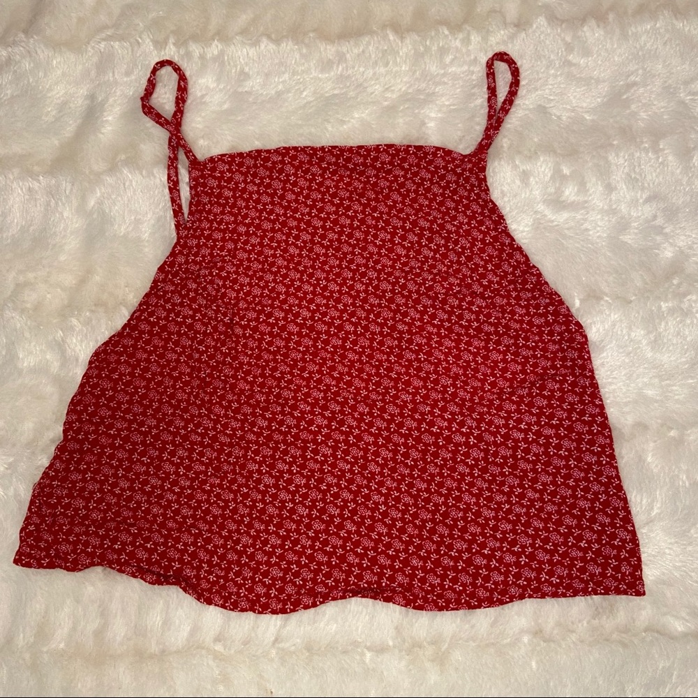 BRANDY MELVILLE John galt red tank tee